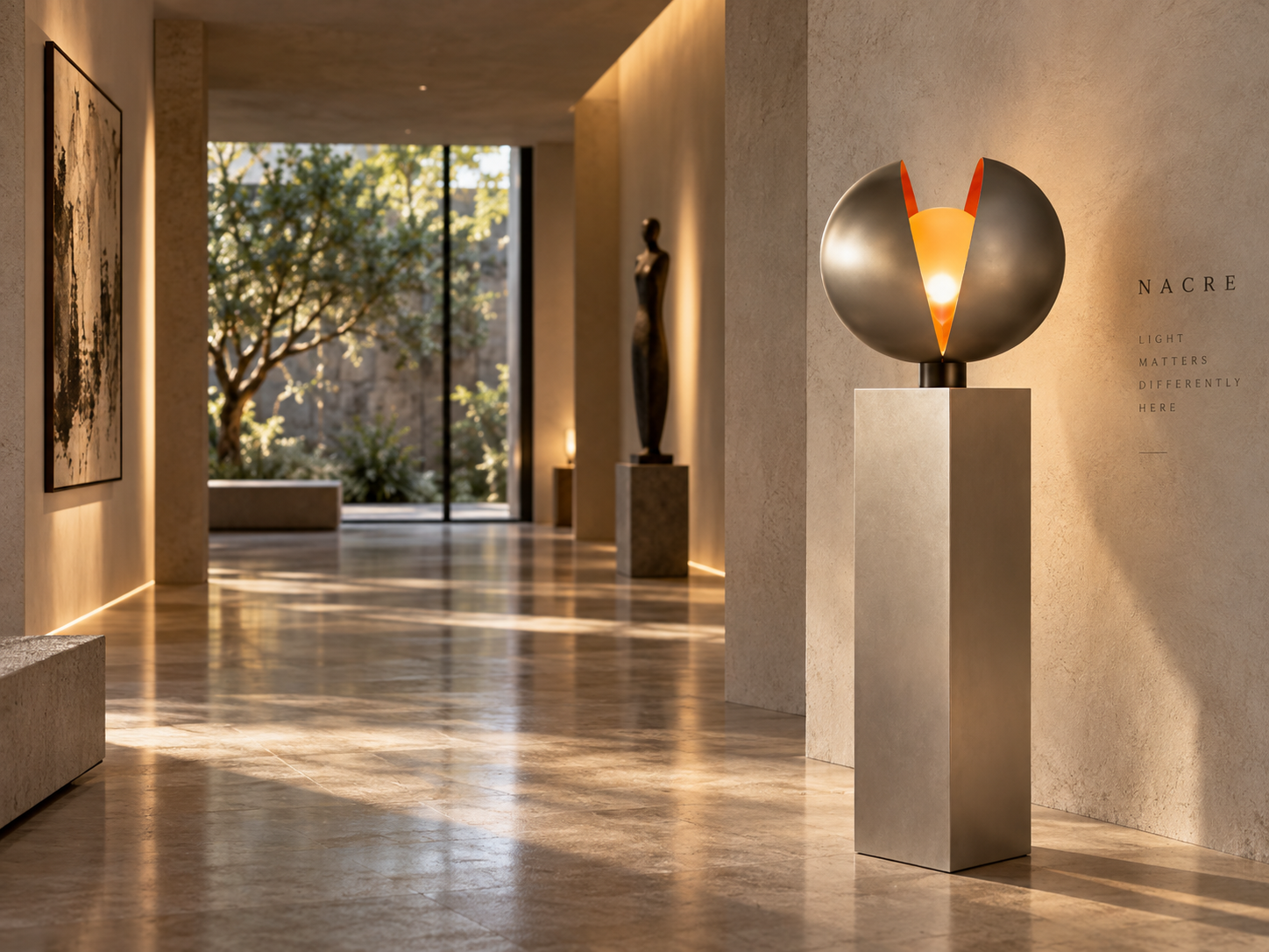 NACRE — Sculptural Light | Aluminium Shells | Aluminium steel Base - Image 5