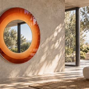 MIRROR | Orange Ø150 cm