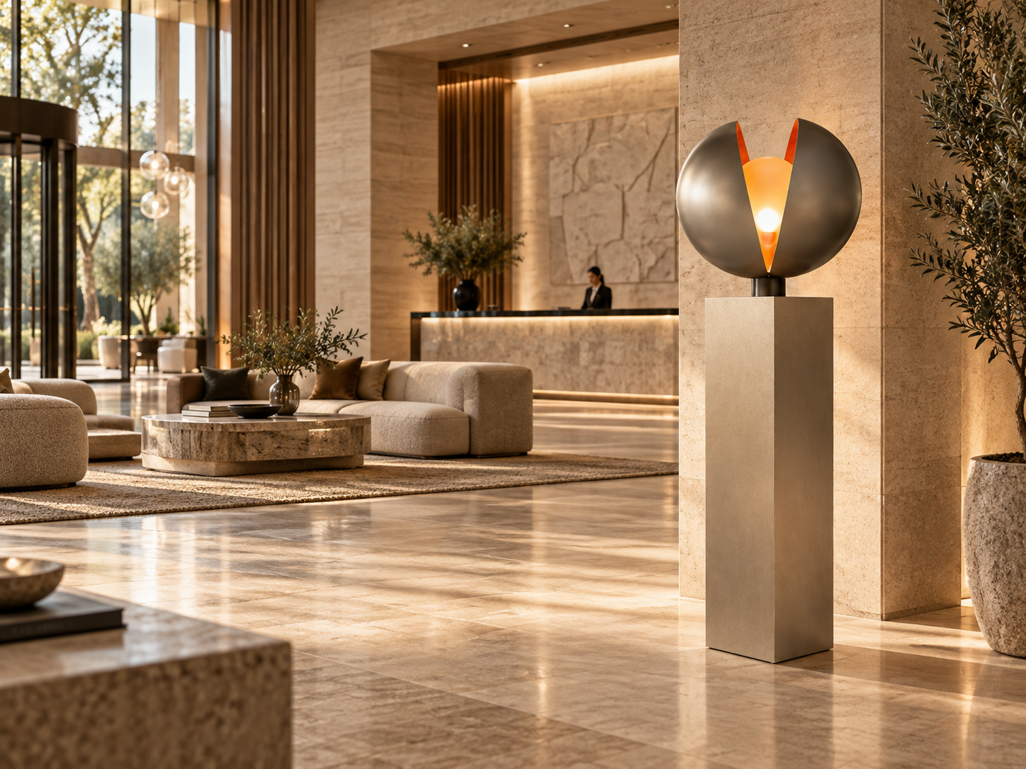 NACRE — Sculptural Light | Aluminium Shells | Aluminium steel Base - Image 6