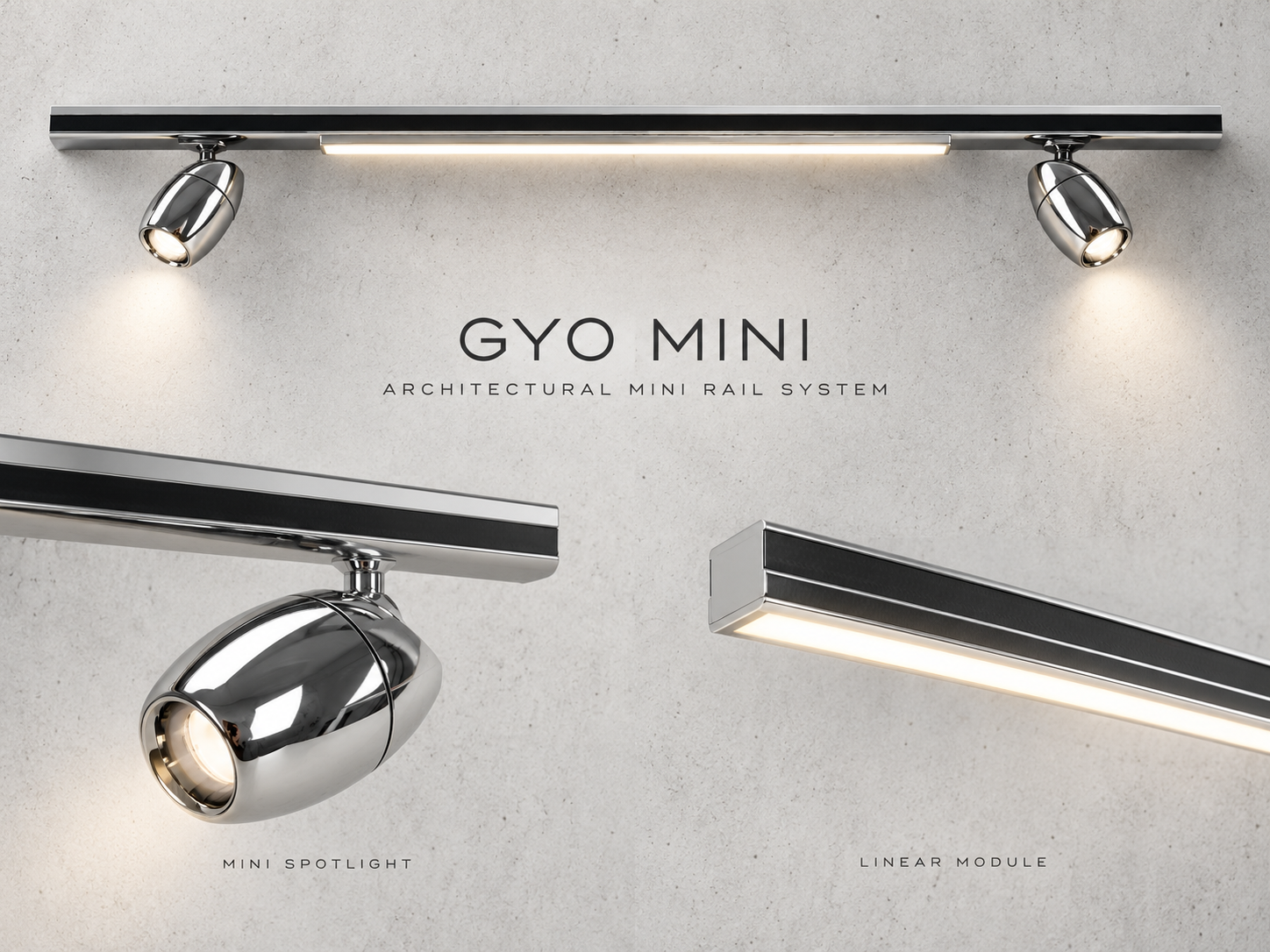 GYO MINI MAGNET RAIL | Architectural Micro Track Lighting