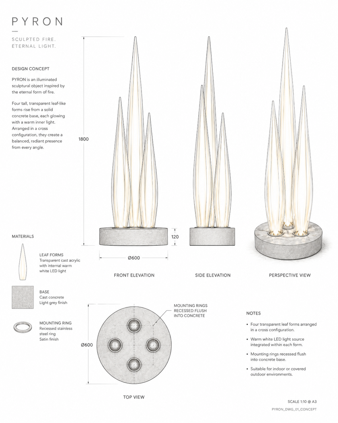 PYRON — Sculptural Light Object
