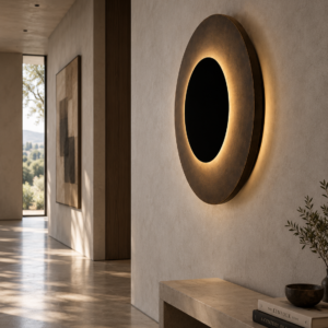 THE VOID — Sculptural Light Object | 100cm | Acoustic