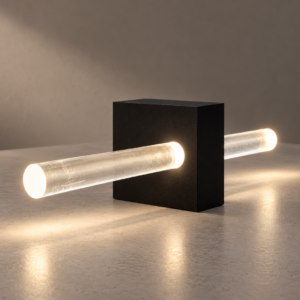 LUCID AXIS | Sculptural Wall Light by YourSenses