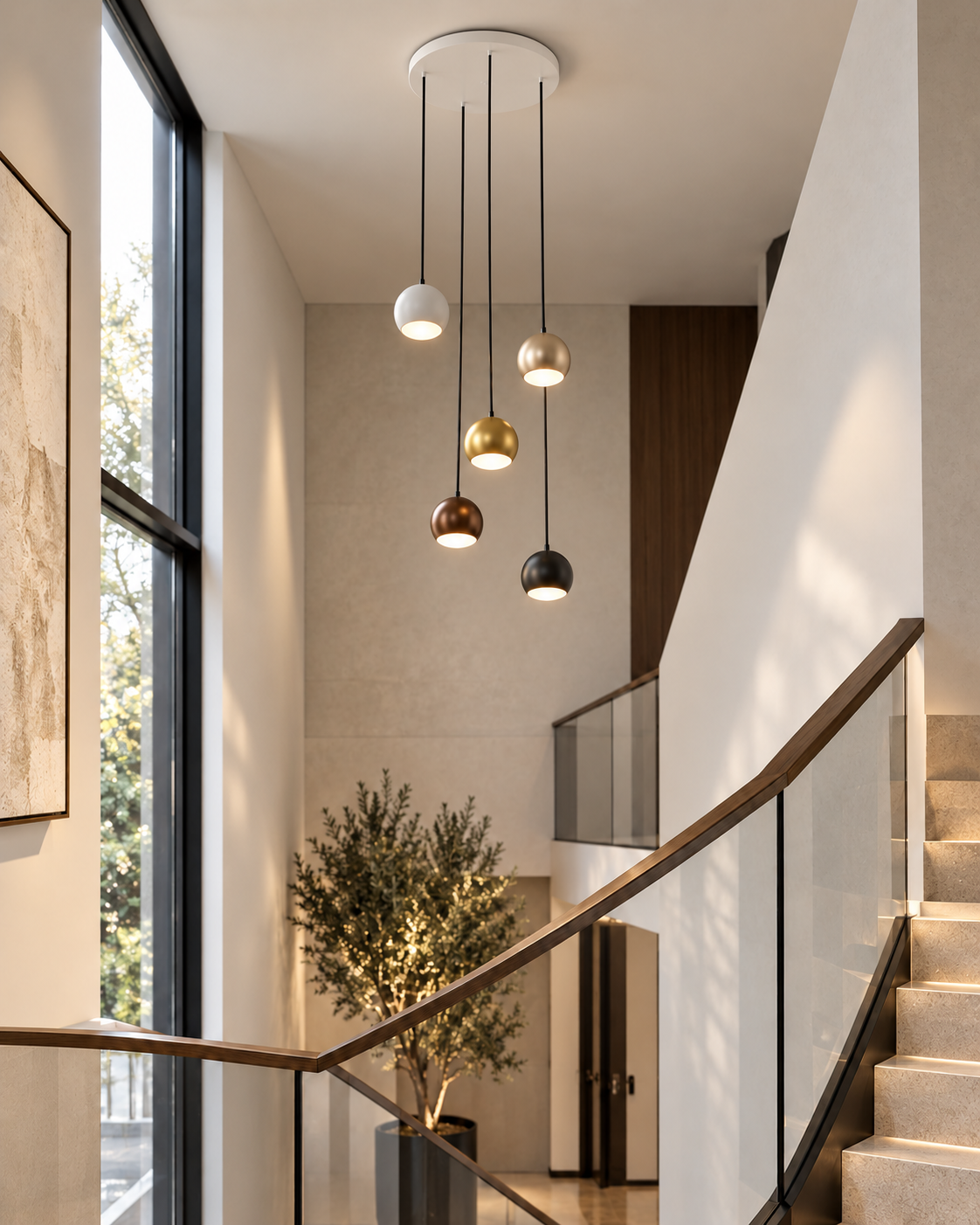BELLUCE | CAMPALLA DUE D100 | Up & Down Pendant Light - Image 12