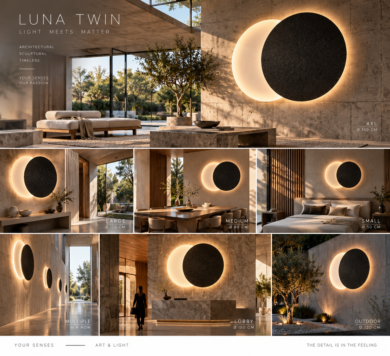 LUNA TWIN | Sculptural Wall Light | YourSenses (Comming Soon) - Image 2