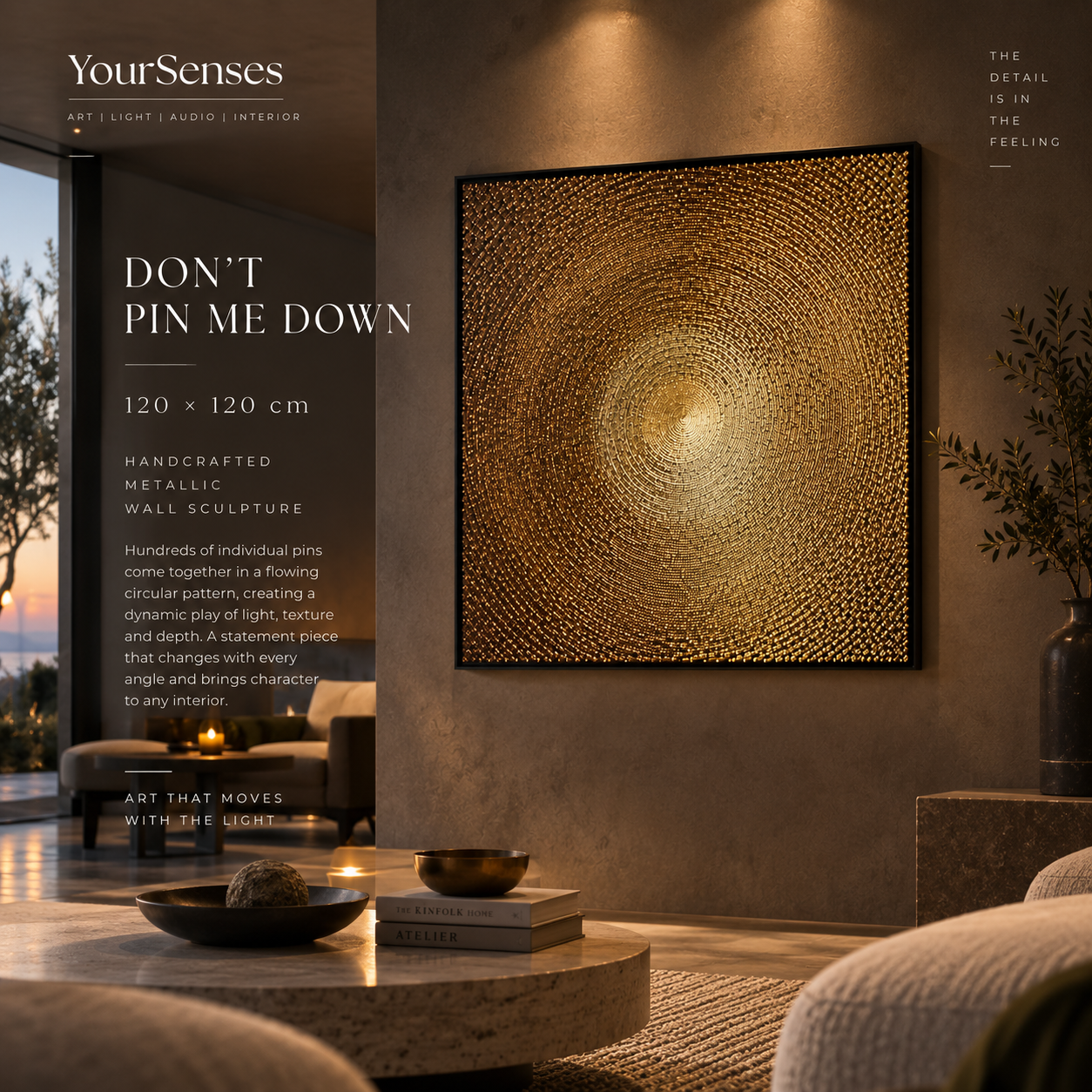 DON’T PIN ME DOWN — 120 × 120 cm - Image 2