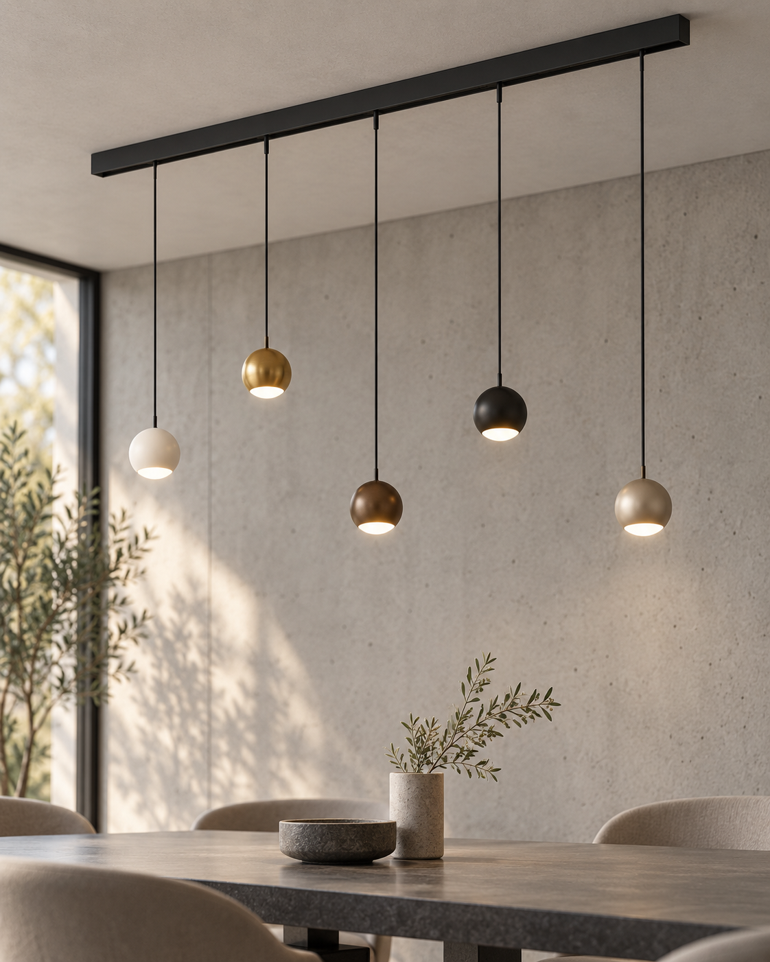 BELLUCE | CAMPALLA DUE D100 | Up & Down Pendant Light - Image 9