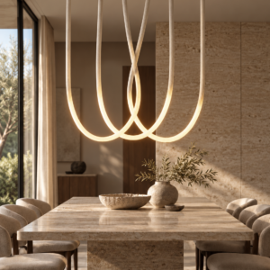 YourSenses | CURVE | Sculptural Textile Pendant Light